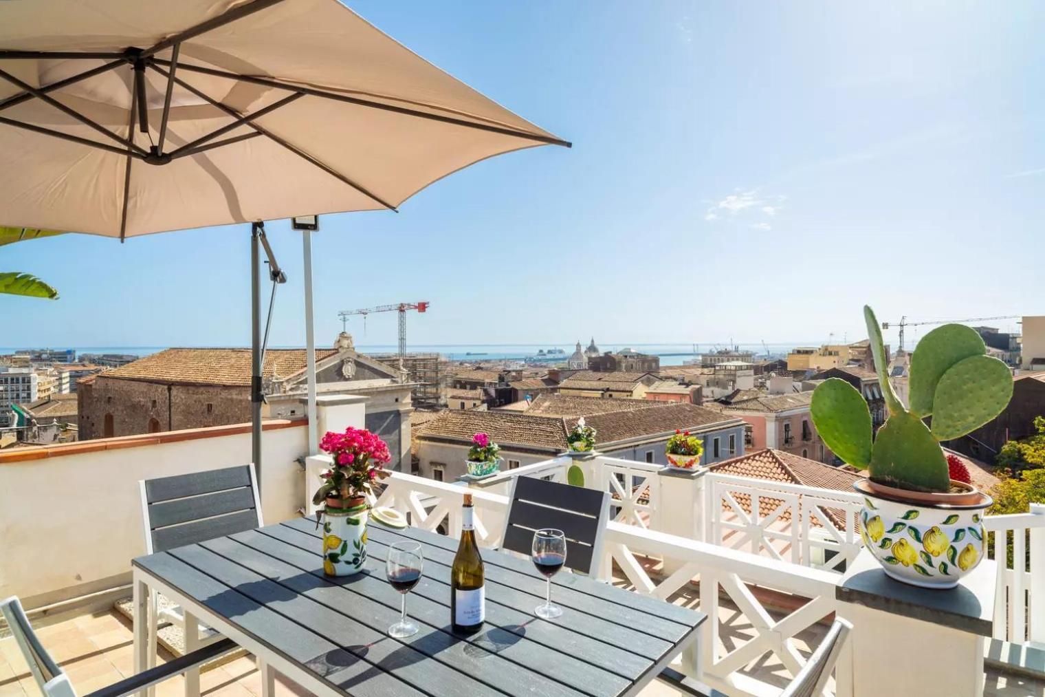 Apartament La Terrazza Sul Cielo Katania Zewnętrze zdjęcie