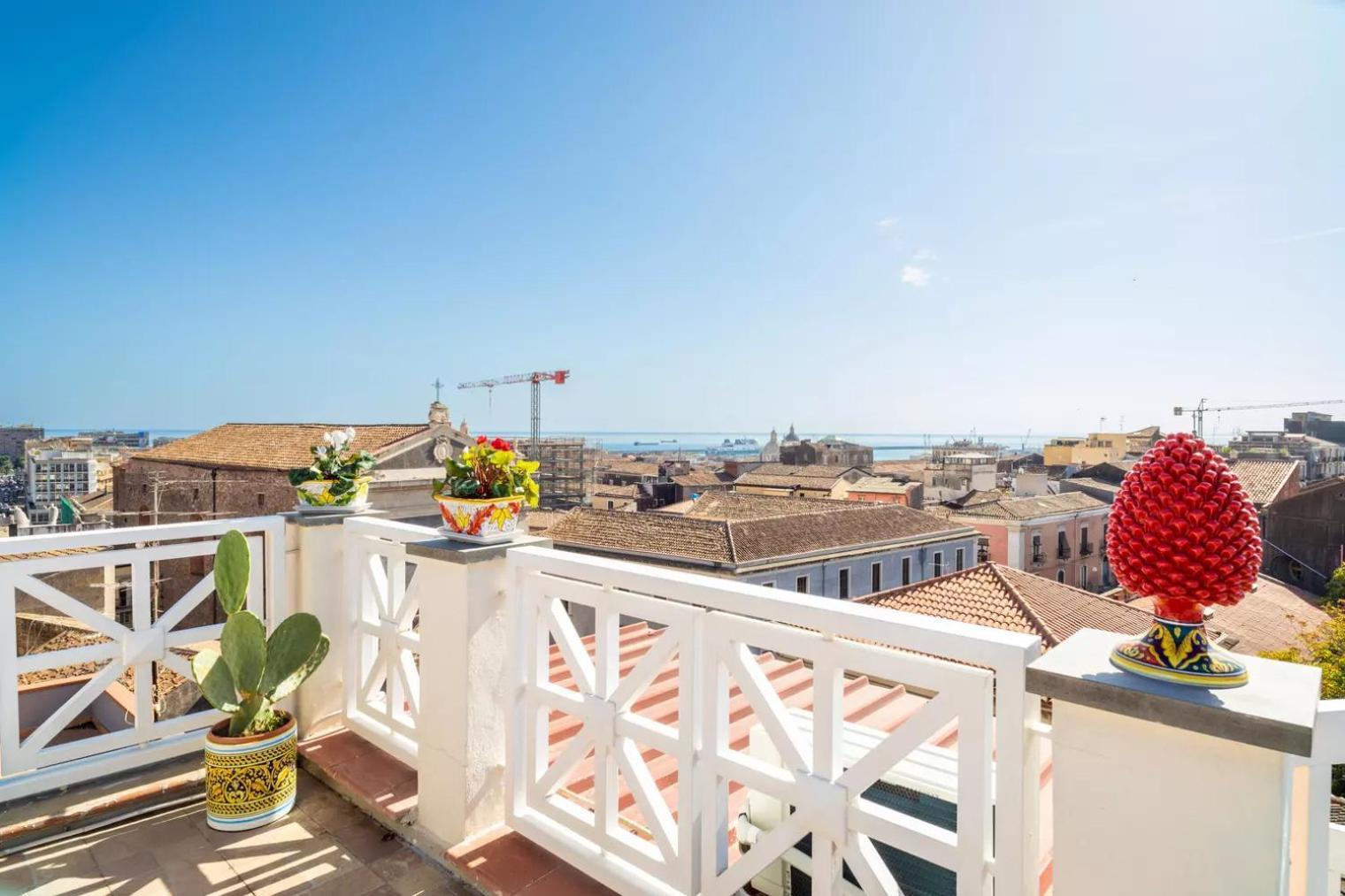 Apartament La Terrazza Sul Cielo Katania Zewnętrze zdjęcie