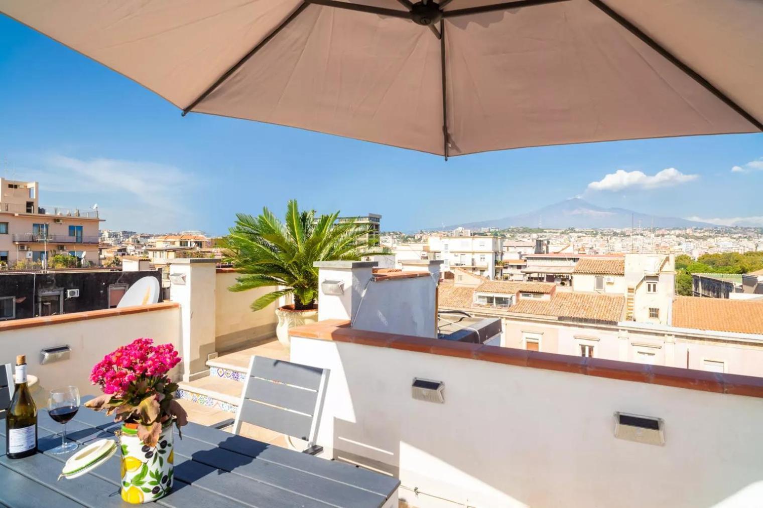 Apartament La Terrazza Sul Cielo Katania Zewnętrze zdjęcie